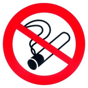 Bord roken Verboden (symbool)